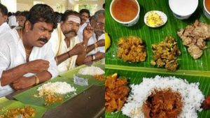 கமகமக்கும் கறிக்குழம்பு! சுண்டியிழுக்கும் குடல் கிரேவி! கொட்டும் பணமழை! மொய் விருந்து அமர்க்களம்! 