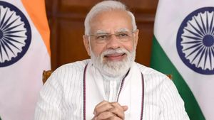 குஷியான மோடி.. தேசிய ஜனநாயக கூட்டணி கட்சித் தலைவர்கள் டெல்லி வந்ததற்கு மகிழ்ச்சி தெரிவித்து ட்வீட் 