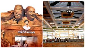 அடேங்கப்பா..! 2 லட்சம் கிலோ அரிசி.. மலை போல் காய்கறிகள்.. அதிமுக மாநாடுக்காக பிரம்மாண்ட ஏற்பாடு 