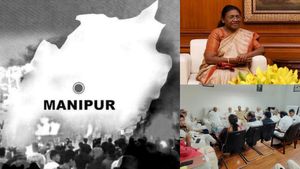 மணிப்பூர் வன்முறை.. குடியரசு தலைவரை சந்தித்த திமுக எம்பி கனிமொழி உள்பட 