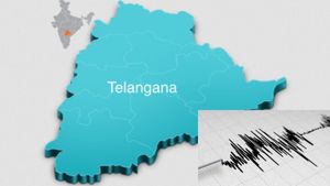 தெலங்கானாவில் லேசான நிலநடுக்கம்..127 கி.மீ. தூரத்தில் நில அதிர்வு.. குலுங்கிய வீடுகள்.. மக்கள் பீதி