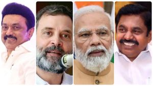 லோக்சபா தேர்தலில் ஆட்சி அமைக்க போவது யார்? தமிழ்நாட்டில் யாருக்கு வெற்றி? சர்வேக்கள் சொல்வது என்ன? 