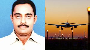 ரன்வேயில் சென்ற மும்பை விமானம்...  திடீரென அலறி துடித்த ஆடிட்டர்.. கோவை ஏர்போர்டில் பரபரப்பு 