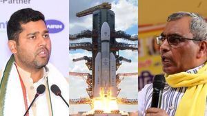 ஓவர் பில்டப்.. சந்திரயான்-3 என்றால் என்னனு கூட தெரியலையே! ட்ரோலாகும் காங்கிரஸ் அமைச்சர், எம்எல்ஏ 