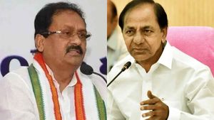 தெலுங்கானா: சாதி சனத்தை நம்பி கமரெட்டி  தொகுதியில் கேசிஆர்- மண்ணை கவ்வ வைக்க போவதாக காங். சபதம்! 