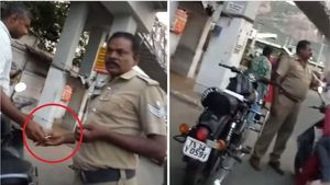 வாகன சோதனை செய்த போலீஸையே..  சிக்க வைத்து சம்பவம் செய்த நாமக்கல்.. என்ன நடந்தது? 