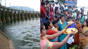  ஆடிப்பெருக்கு நாளில் பொங்காத காவிரி..மேட்டூர் அணை நீர்மட்டம் 61 அடியாக சரிவு.. விவசாயிகள் சோகம் 