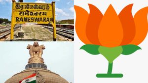 ராமேஸ்வரத்தில் பாய்ந்த 