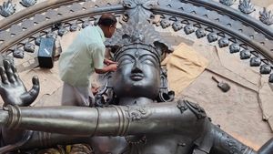 பிரம்மாண்டம்! தமிழகத்தில் உருவான உலகிலேயே உயரமான வெண்கல நடராஜர் சிலை! ஜி20 மாநாட்டிற்கு செல்கிறது! 