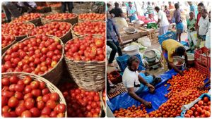 கடை பூரா தக்காளி கூடைகள்.. வாங்க ஆளில்லை.. திண்டுக்கல்லில் மாத்தி யோசிச்ச வியாபாரி! 
