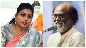 திருடர்களுக்கு ரஜினிகாந்த் சப்போர்ட்.. இதுக்கு என்ன அர்த்தம்? மீண்டும் ரஜினியை விளாசிய ரோஜா! 