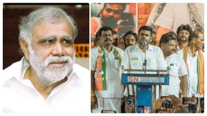 அவ்வளவு ஓட்டு வித்தியாசத்துல ஜெயிக்க வச்சீங்க.. ஆனா இப்ப பாருங்க.. ஐ.பெரியசாமியை சீண்டிய அண்ணாமலை! 
