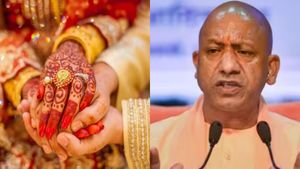 ஏழை எளிய பெண்களுக்கு இலவச திருமண திட்டம்.. யோகி ஆதித்யநாத் அறிவிப்பால் உ.பி மக்கள் மகிழ்ச்சி 