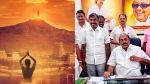 திருவண்ணாமலை மக்களவைத் தொகுதி! களமிறங்க காய் நகர்த்தும் அமைச்சர் எ.வ.வேலு மகன் கம்பன்! 