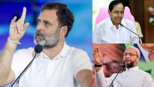 கேசிஆர், ஓவைசி மீது ஒரு வழக்கு கூட இல்லை.. ஏன்னா அவங்க மோடிக்கு சொந்தக்காரங்க.. ராகுல் அட்டாக்! 