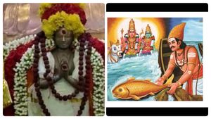 நாகை கடலில் மிதந்து  வந்த தங்க வெள்ளி மீன்கள்.. சிவன் திருவிளையாடல்.. அதிபத்த நாயனார் குரு பூஜை 
