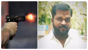 ஸ்ரீபெரும்புதூரில் என்கவுன்டர்.. போலீசாரை தாக்கிவிட்டு ஓட முயற்சி.. பிரபல ரவுடி விஷ்வா சுட்டுக்கொலை 