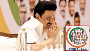 'இந்தியா' கூட்டணியை பார்த்த பயத்தில் பாஜகவுக்கு காய்ச்சல் வந்துவிட்டது! கலாய்த்த முதல்வர் ஸ்டாலின்! 