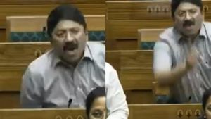 டேய்.. உக்கார்றா.. பார்த்துகிட்டே இருக்கேன்.. தொந்தரவு செய்த பாஜக எம்பியை.. திட்டிய தயாநிதி மாறன் 