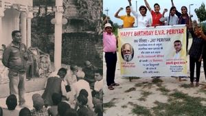  உ.பி. ஷாக்: ’ஜெய் பெரியார்” முழக்கத்துடன் பிறந்த நாளை கொண்டாடுவதா? வழக்கு போட்ட பாஜக அரசு!