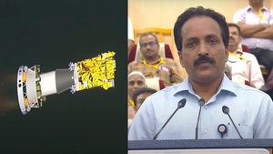 ஆதவனை நோக்கி ஆதித்யா எல்1.. கடைசி 2 நிமிடங்கள் திக் திக்.. இஸ்ரோ தலைவர் சோம்நாத்தை கவனிச்சீங்களா? 