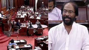 இந்தியில் மட்டுமே இருந்த நிகழ்ச்சி நிரல்.. கிழித்து எறிந்த திருச்சி சிவா.. டெல்லியில் நடந்த பரபரப்பு 