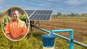 உ.பியில் காற்று மாசை குறைக்க முயற்சி! 30,000 சோலார் பம்புகள் விநியோகிக்க யோகி ஆதித்யநாத் திட்டம் 