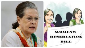 மகளிர் இட ஒதுக்கீடு மசோதா குறித்த கேள்வி.. ஒரே வார்த்தையில் பதில் அளித்து விட்டு சென்ற சோனியா காந்தி 