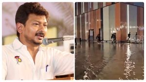 புது கட்டிடத்தில் மழைநீர்.. ஊழலை மறைக்க மொழி, மதத்தின் பின் ஒளிந்துகொள்கிறது பாஜக.. விளாசிய உதயநிதி! 