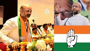  பாலஸ்தீனத்திற்கு ஆதரவு.. காங்கிரசின் பழக்கமே இதுதான்.. ஓவைசியையும் சேர்த்து  அட்டாக் செய்த பாஜக