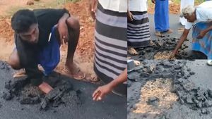 ரோடு காயும் முன்.. அதை பிடுங்கி.. பொய் செய்தி பரப்புகிறார்கள்.. உண்மையை உடைத்த கரூர் கலெக்டர் 