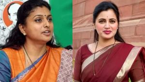 ரோஜாவையா கீழ்த்தரமா பேசுறீங்க! அக்கா தங்கச்சி கூட பொறக்கல! வெளுத்த நவ்நீத் கவுர் எம்.பி. 