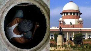  கழிவுநீரை அகற்றும்போது தொழிலாளர்கள் உயிரிழந்தால் ரூ30 லட்சம் இழப்பீடு.. உச்ச நீதிமன்றம் அதிரடி