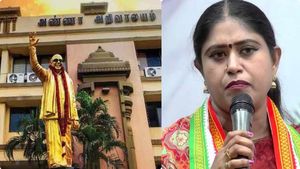 திமுகவிடம் 10 சீட்டுக்கு குறையாமல் கேட்டு வாங்குவோம்! காங்கிரஸ் எம்.எல்.ஏ.விஜயதரணி திட்டவட்டம்! 