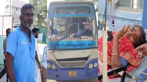 ஆம்புலன்ஸாக மாறிய தமிழக அரசுப்பேருந்து! பெண்ணின் உயிரை காக்க ஓட்டுநரின் துணிச்சல் முடிவு! 