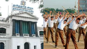 ஆர்எஸ்எஸ் அங்கீகாரம் பெற்ற கட்சியா? எந்த சட்டத்தில் பதிவு?ஹைகோர்ட்டில் தமிழ்நாடு அரசு சரமாரி கேள்வி 