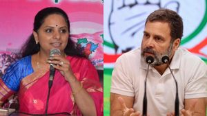 காகிதப் புலி ராகுல்.. யார் எதை எழுதிக் கொடுத்தாலும் படிப்பார்.. கேசிஆர் மகள் கவிதா சரமாரி பதிலடி!