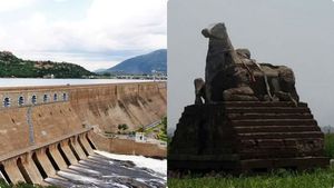 குளமாக மாறிய மேட்டூர் அணை.. நந்தி சிலையின் முழு தரிசனம்.. பயிர் சாகுபடி செய்யும் மக்கள் 