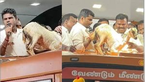 கிடா குட்டிக்கு சிவகாமின்னு பேரு வச்சதோட நிறைய குட்டி போடும்னு சொன்ன அண்ணாமலை 