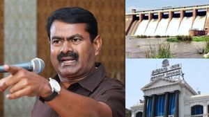  கரைபுரண்டோடும் வைகை ஆறு.. சரி... தமிழ்நாடு அரசுக்கு கண்டனம் ஏன் தெரியுமா? சீமான் சொல்வதை பாருங்க!