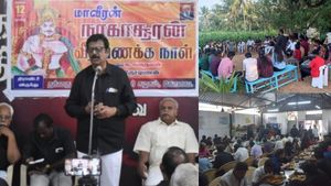 தீபாவளிக்கு பதிலடி: மாட்டிறைச்சி, பன்றிறைச்சியுடன் கோவையில் நடந்த நரகாசூரன் வீரவணக்க  நிகழ்வு! 