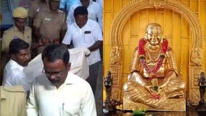 தேவர் குருபூஜை முடிந்தது! துப்பாக்கி ஏந்திய போலீஸ் பாதுகாப்புடன் வங்கி லாக்கரில் மீண்டும் தங்க கவசம் 
