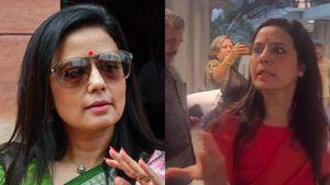 விசாரணைக்கு ஆஜரான மஹூவா .. என்ன சார் கேட்குறீங்க..  பாதியிலேயே ஆவேசத்துடன் வெளியேறிதால் பரபரப்பு 