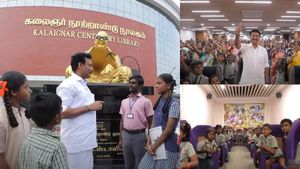 அப்படிப்போடு! 100 நாட்களில் இரண்டரை லட்சம் பேர்!..  கலைஞர் நூலகம் சாதனை..