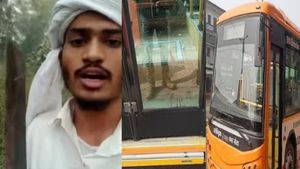 நபிகள் நாயகம் பற்றி அவதூறு? கண்டக்டரை வெட்டிய கல்லூரி மாணவன் -போலீஸ் துப்பாக்கிச்சூடு! உபியில் ஷாக் 