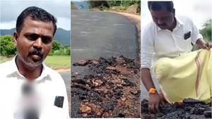 '50 ஆண்டு கனவு வேஸ்டா போச்சு'.. தேனியில் தொட்டாலே கையோடு வந்த தார் சாலை.. 2 கோடி ரூபாய் வீணா? 
