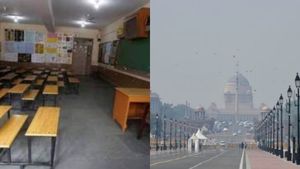 டெல்லியில் மோசமான காற்றின் தரம்! பள்ளிகளுக்கு விடுமுறை.. மருத்துவமனையை நோக்கி படையெடுக்கும் மக்கள்