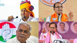  வெற்றி மிதப்பில் பாஜக.. 4 மாநில தேர்தலில் காங்கிரஸ்தான் மொத்தமாக அதிக ஓட்டு வாங்கியது தெரியுமா?