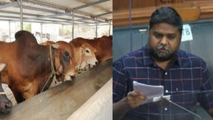 மாட்டு சிறுநீர் மாநிலங்களில் தான் பாஜக ஜெயிக்கும்.. திமுக எம்பி செந்தில் குமார் பேச்சால் சர்ச்சை 