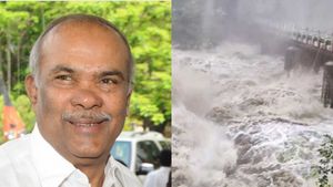 வெள்ள உபரி நீர்- தாமிரபரணி-கருமேனியாறு- நம்பியாறு நதிநீர் இணைப்பு திட்டத்தில் சோதனை ஓட்டம்-அடி தூள்! 